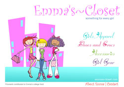 Emmas-Closet.com homepage