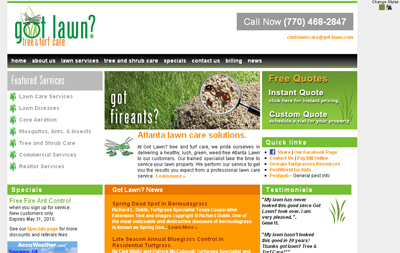got-lawn.com website