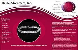 Haute Adornment Web Site